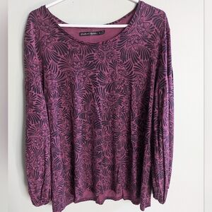 Gudrun Sjoden 3/4 length sleeve top XL